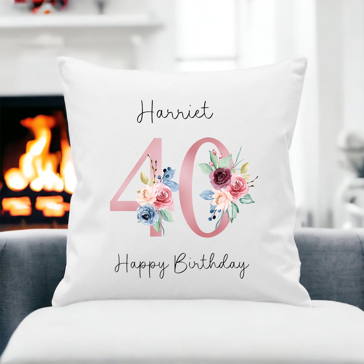80th Birthday Gift, Milestone Birthday Gift, Cushion Gift, Any Age Special Birthday Gift, 50th, 60th, 70th, 80th, 90th, 100th