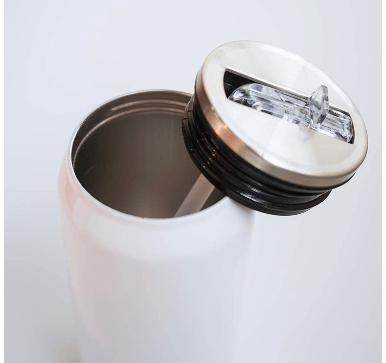 Girl Boss Water Bottle, Girl Boss Coke Can Style With Straw, Personalised Girl Boss Empower Drinks Bottle