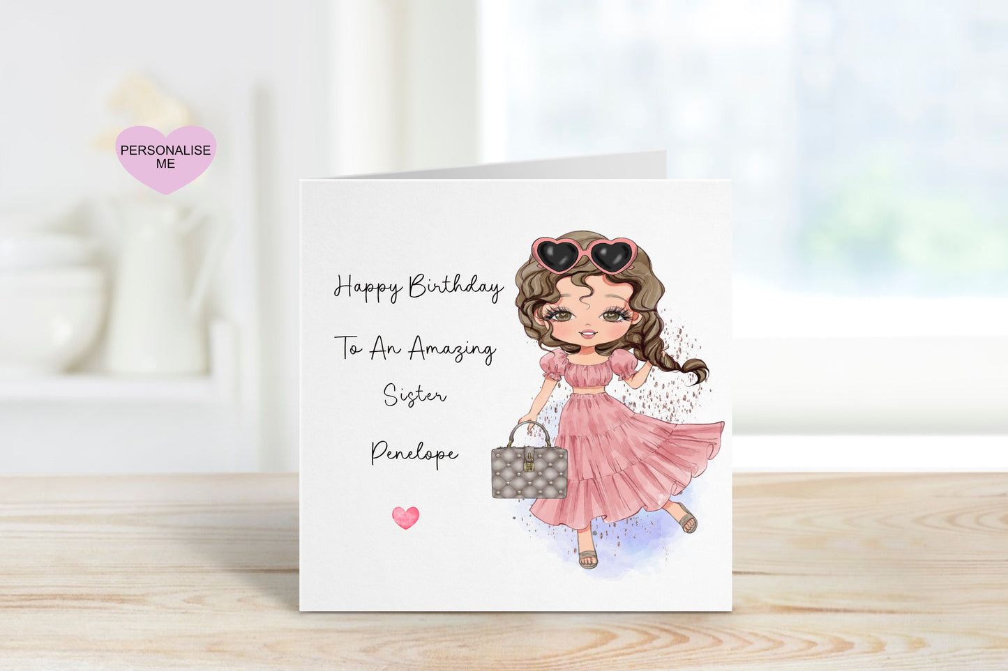 Daughter 13th Birthday Card, Birthday Card For Daughter, Personalised Birthday Card, Any Age Card, Daughter Birthday Card