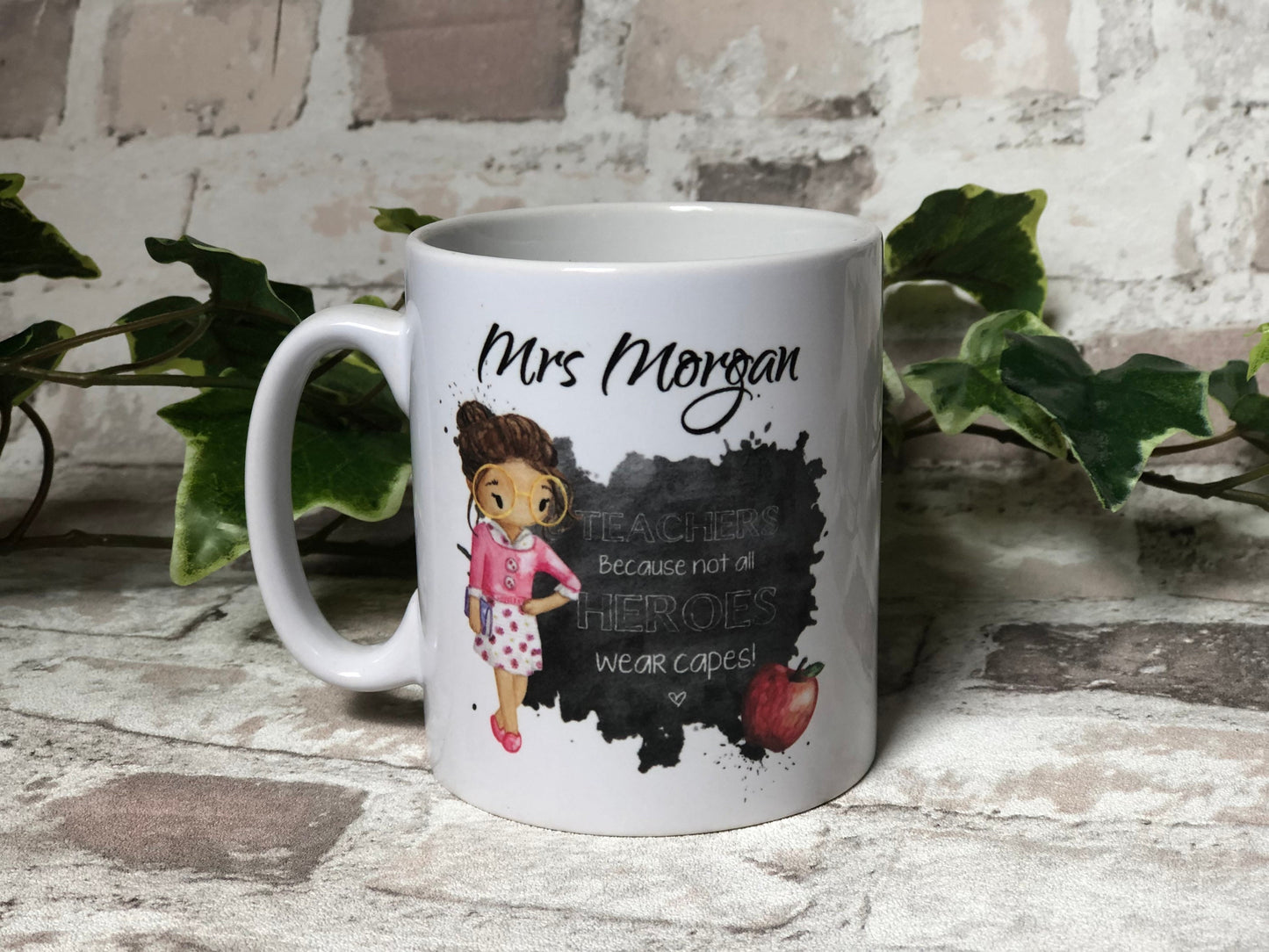 Teacher Gift, Male and Female Teacher Hero Gift, Teacher Mug, Best Teacher Mug, Personalised Teacher Gift, Personalised Super Hero Mug