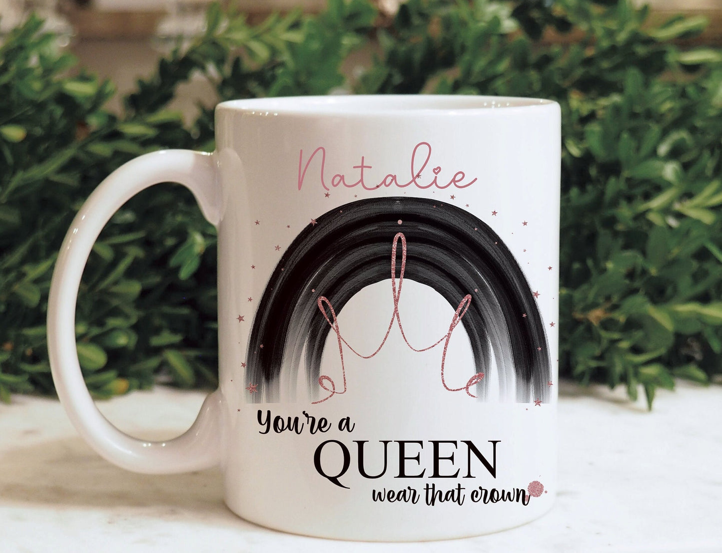 You're A Queen Wear That Crown Mug, Personalised Mum Mug Gift Set, Mothers Day Gift, Friend Gift, Gift For Her