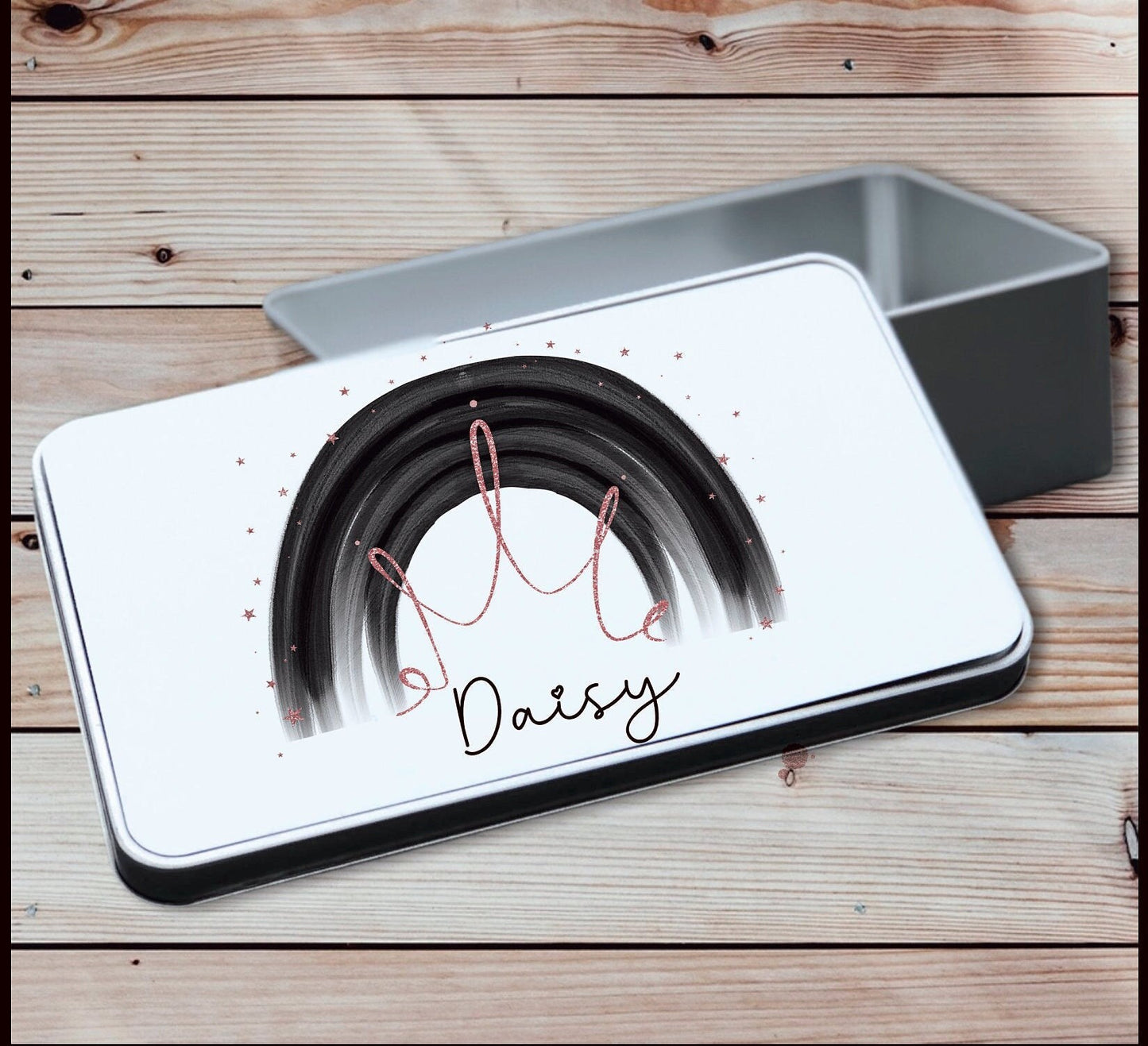 Queen Rainbow Keepsake Tin For Mum, Crown Rainbow Gift, Keepsake Tin, Sweet Tin