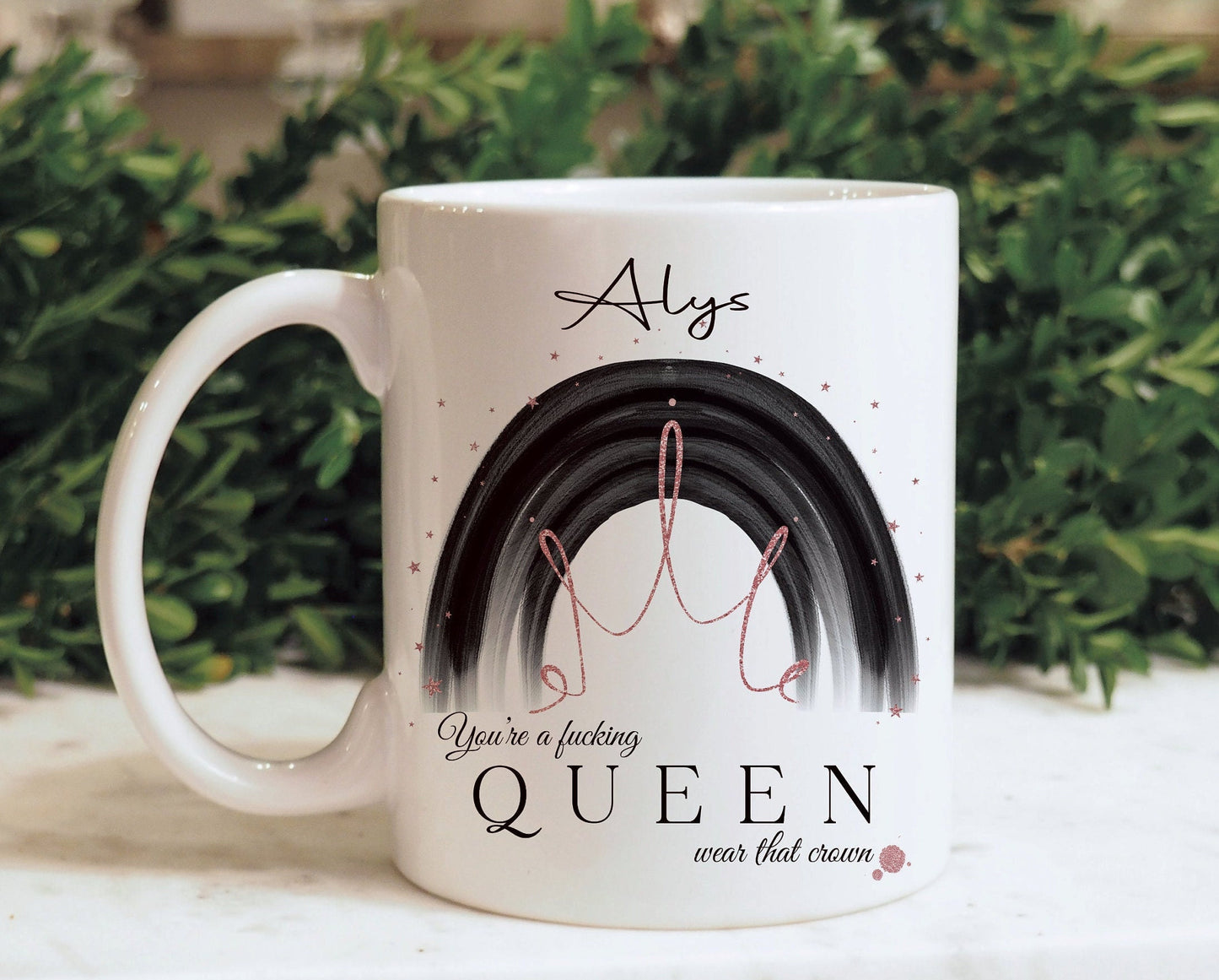Sweary Queen Mug Gift Set,