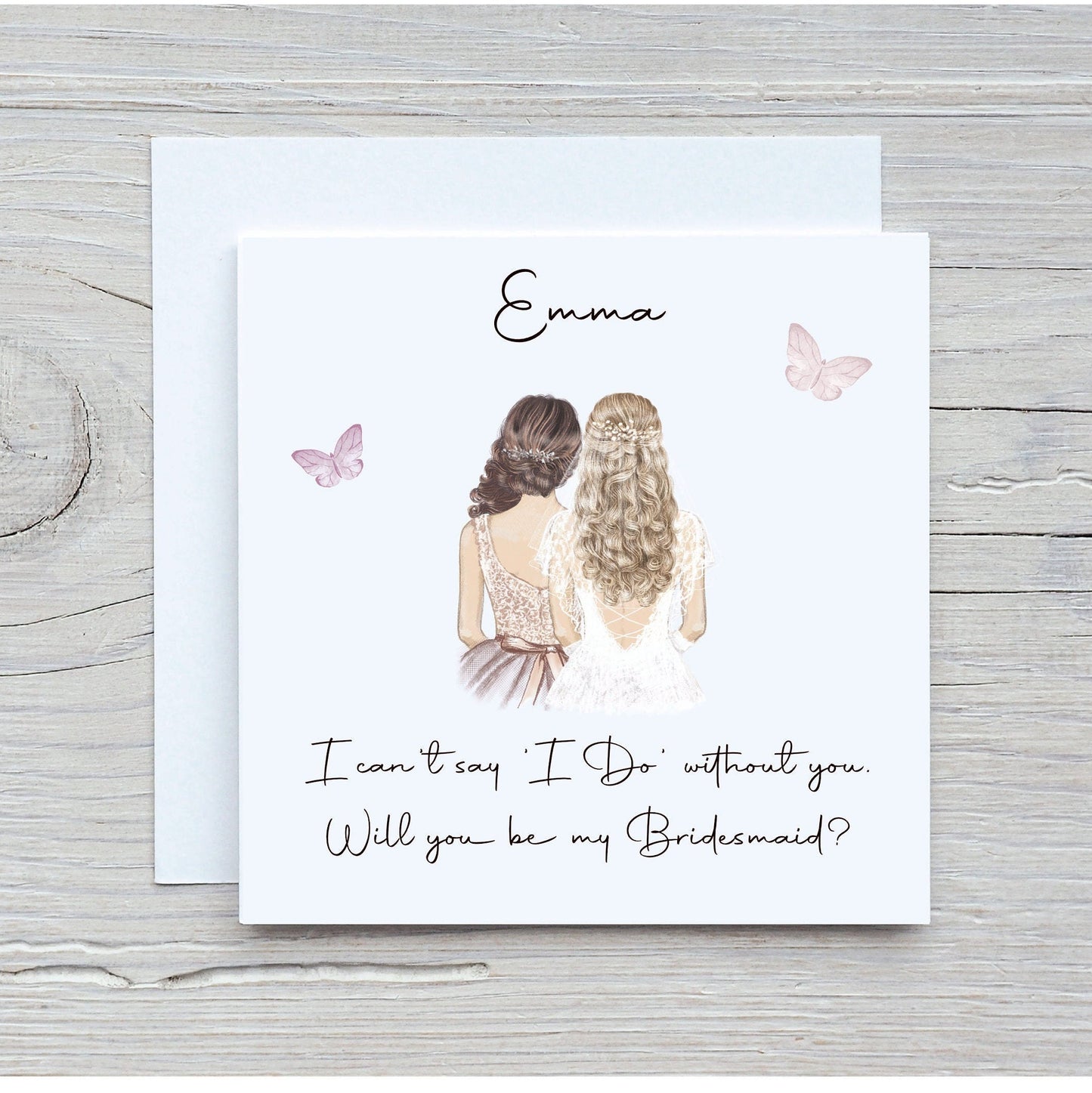 Bridesmaid Proposal Card, Personalised Proposal Card, Maid Of Honour Proposal Card