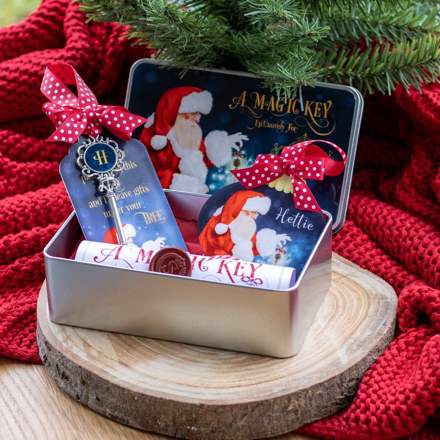 Father Christmas's Magic Key, Santa Bauble, Christmas Eve Box, Magic Key certificate, Santa's Magic Key & Tag