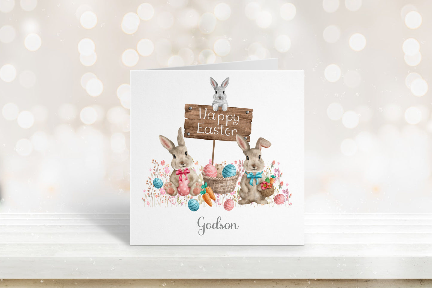 Easter Cards, Goddaughter Easter Card, Grandson Easter Card, Son Easter Card, Daughter Easter Card, Godson Easter Card, Personalised Card