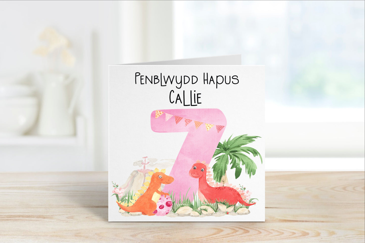 Welsh Birthday Card For Girls, Dino Birthday Card, Birthday Badge For Kids, Personalised Birthday Card, Rocket Badge, Badge For Boys,