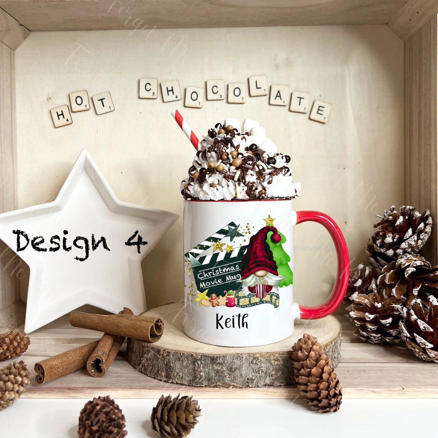 Gonk Mug, Christmas Gonk Mug, Gnome Mug, Christmas Movie Mug For Her, Christmas Movie Mug For Him