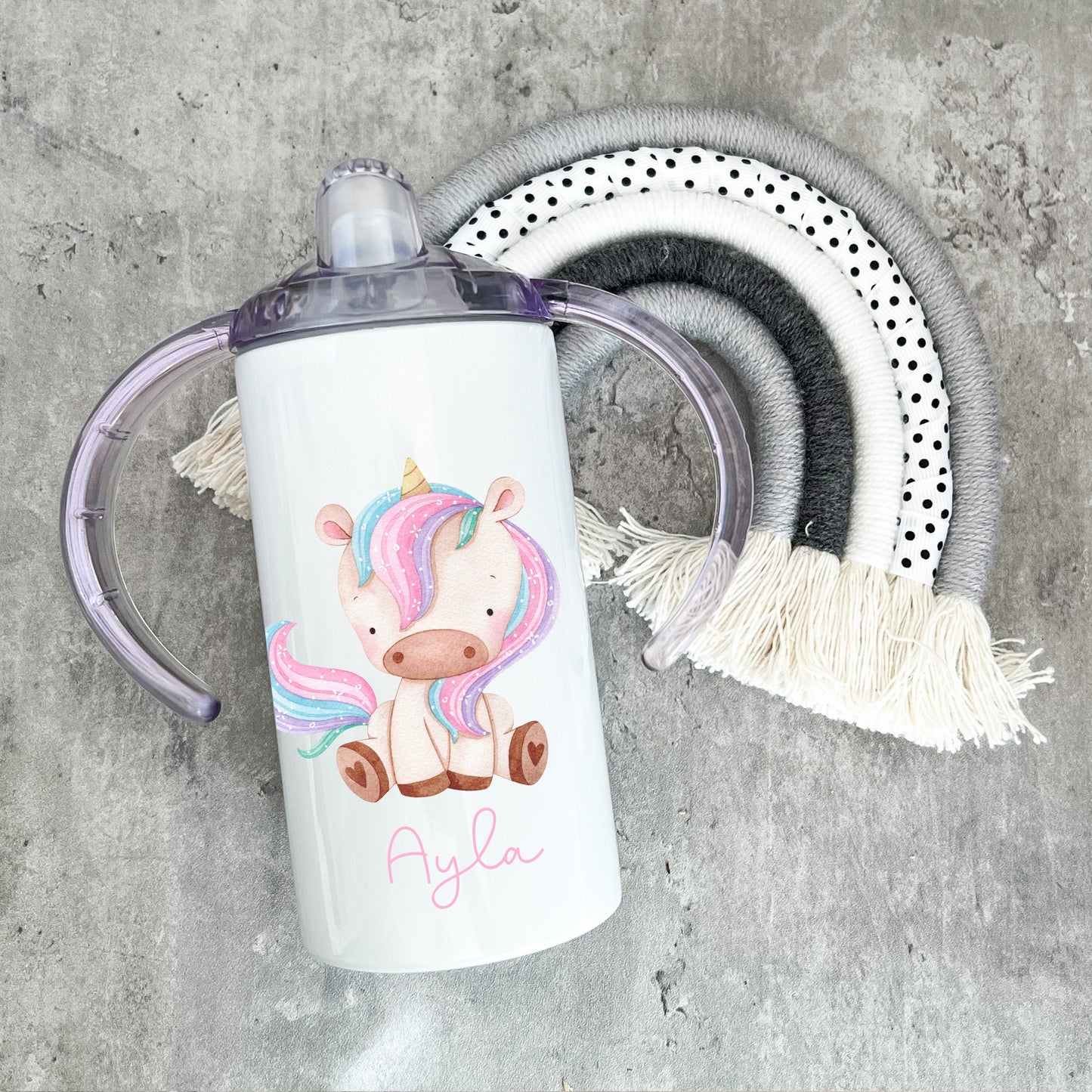 Sippy Cup, Sippy Cup Personalised, Unicorn Sippy Cup, Kids Sippy Cup Mug, Personalised Sippy Cup
