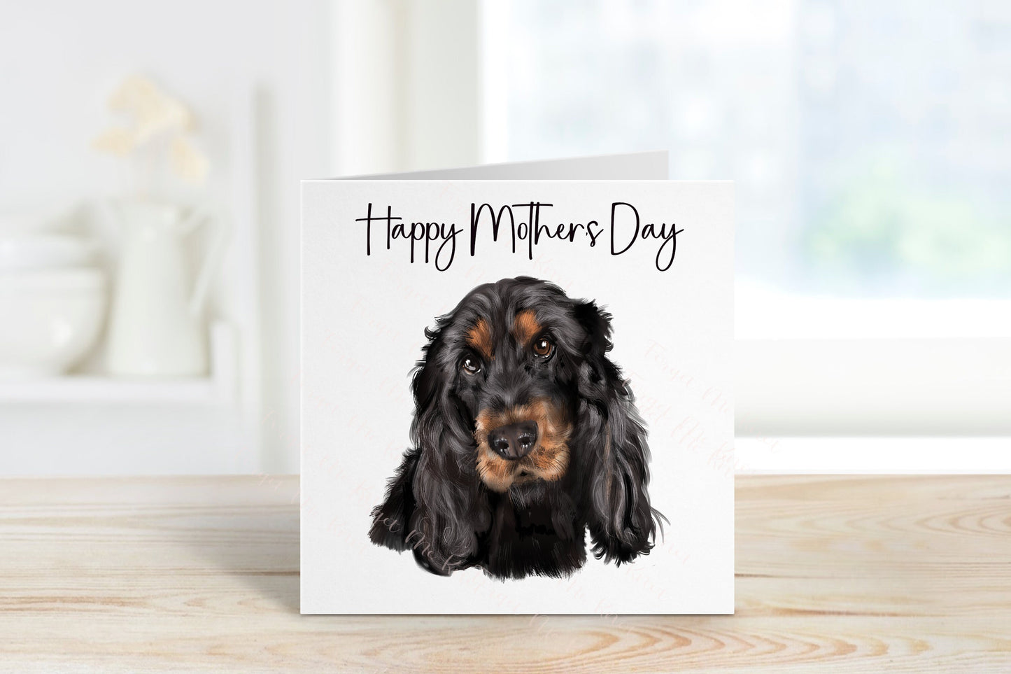 Dog Mothers Day Card, Dog Mum Card, Mothers Day Card For Nan, Mothers Day Card For Nanny, Springer Spaniel Mothers Day Card For Mom