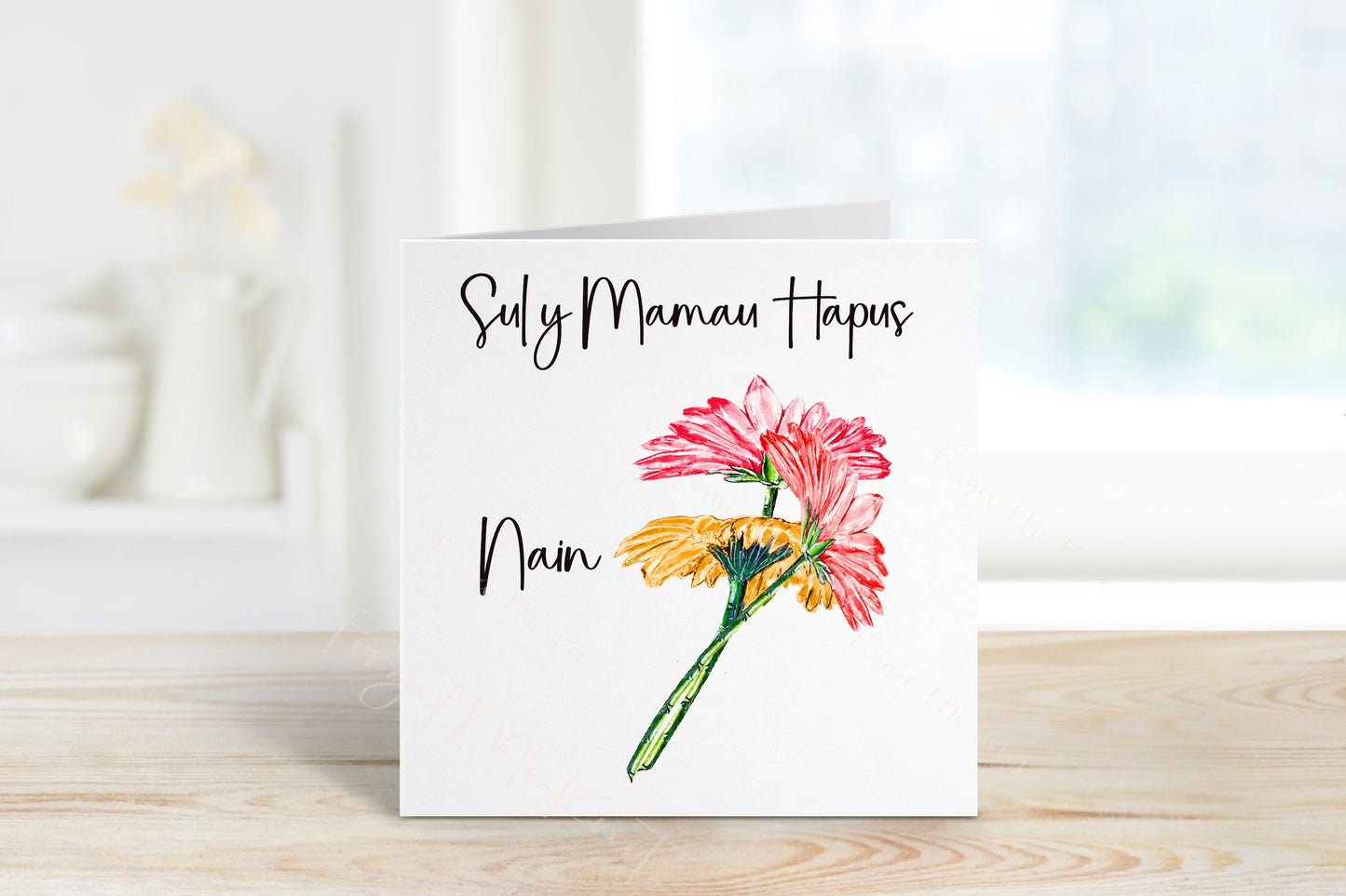 Sul y Mamau Hapus, Welsh Mother's Day Card, Mam Mother's Day Card, Card For Nain