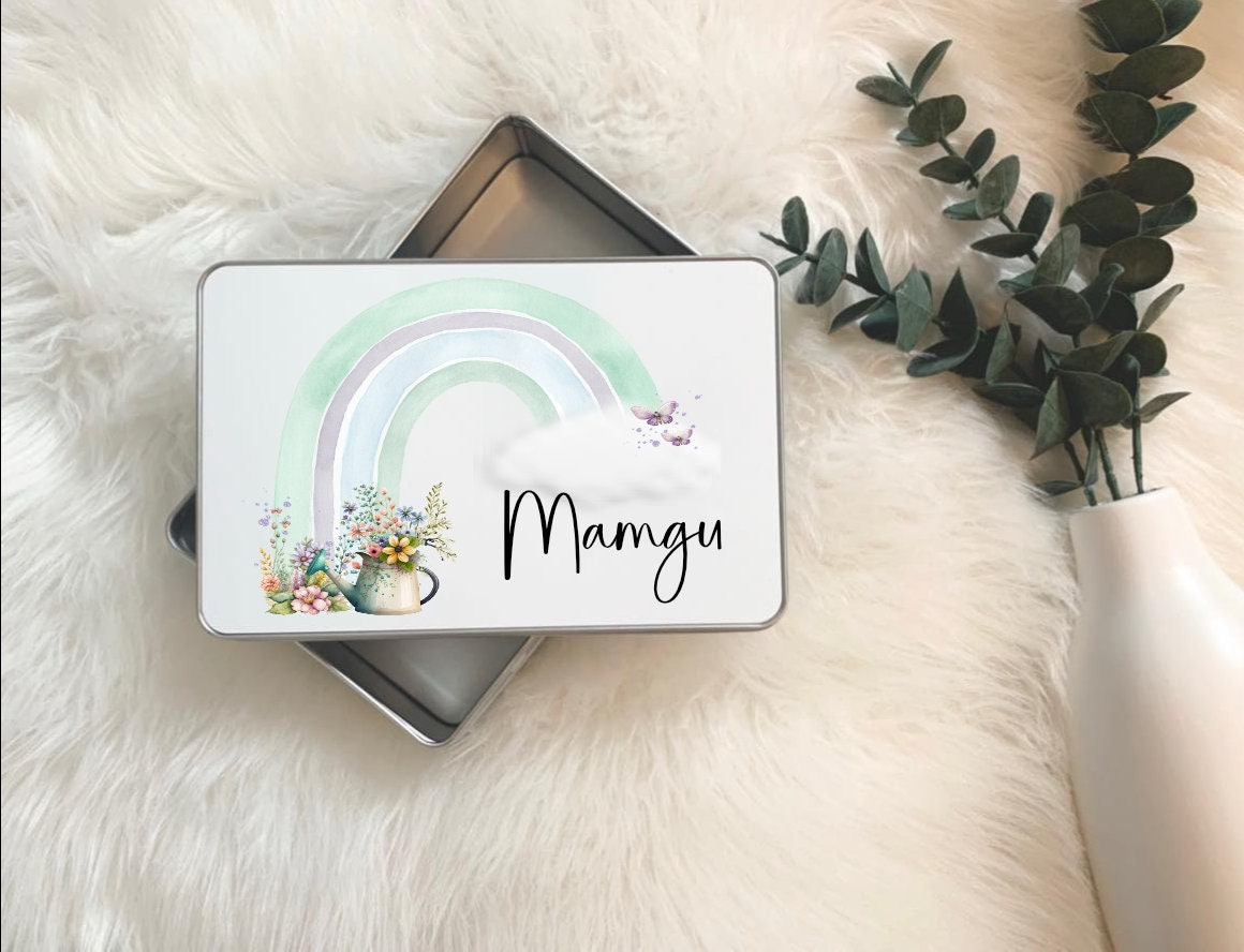 Sul y Mamau Hapus, Mothers Day Gift For Nain, Welsh Mothers Day, Sul y Mamau Hapus Mamgu, Storage Tin, Biscuit Tin