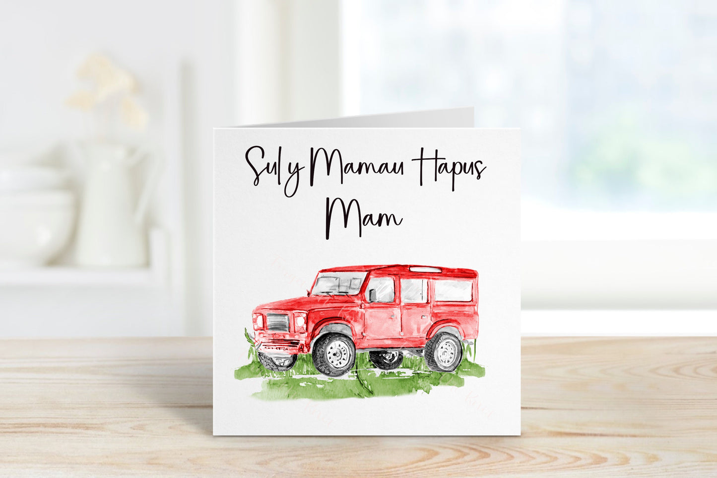 Welsh Mothers Day Card, Sul y Mamau Hapus, Welsh Mother's Day Card, Mam Mother's Day Card, Card For Nain