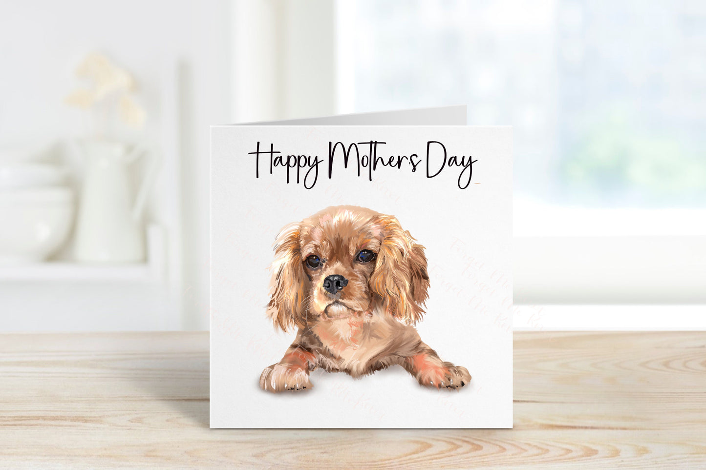 Dog Mothers Day Card, Dog Mum Card, Mothers Day Card For Nan, Mothers Day Card For Nanny, Springer Spaniel Mothers Day Card For Mom
