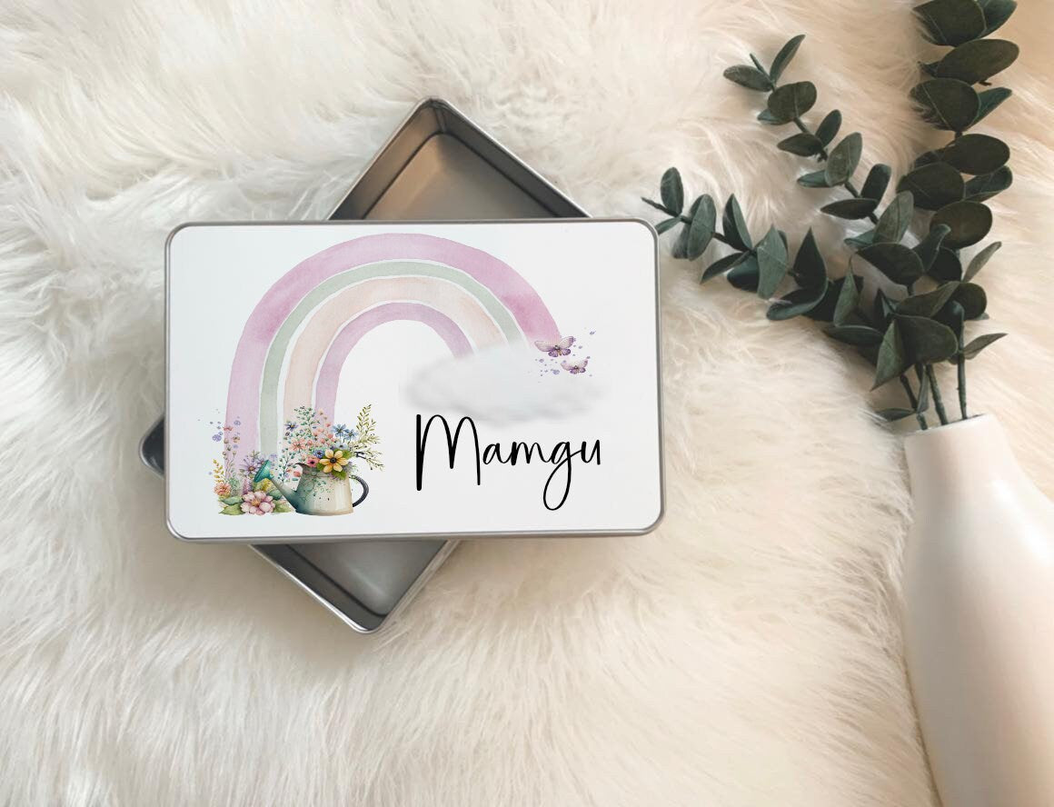 Sul y Mamau Hapus, Mothers Day Gift For Nain, Welsh Mothers Day, Sul y Mamau Hapus Mamgu, Storage Tin, Biscuit Tin