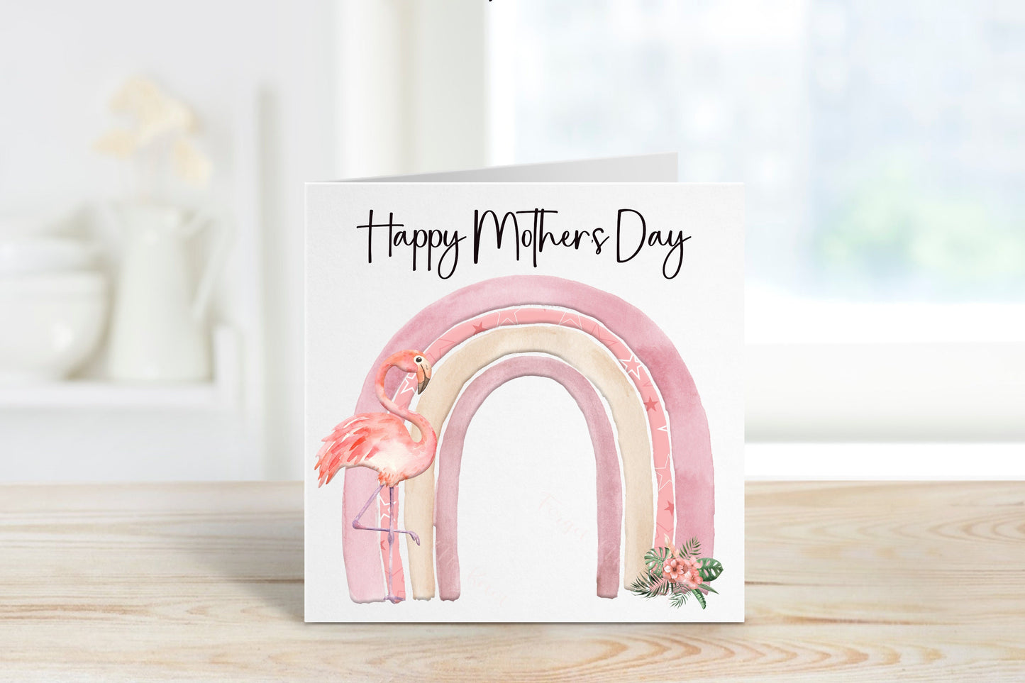Personalised Mother's Day Card, Mothers Day Card For Nana, Mothers Day Card For Nan, Mothers Day Card For Nanny, Flamingo Mothers Day Card