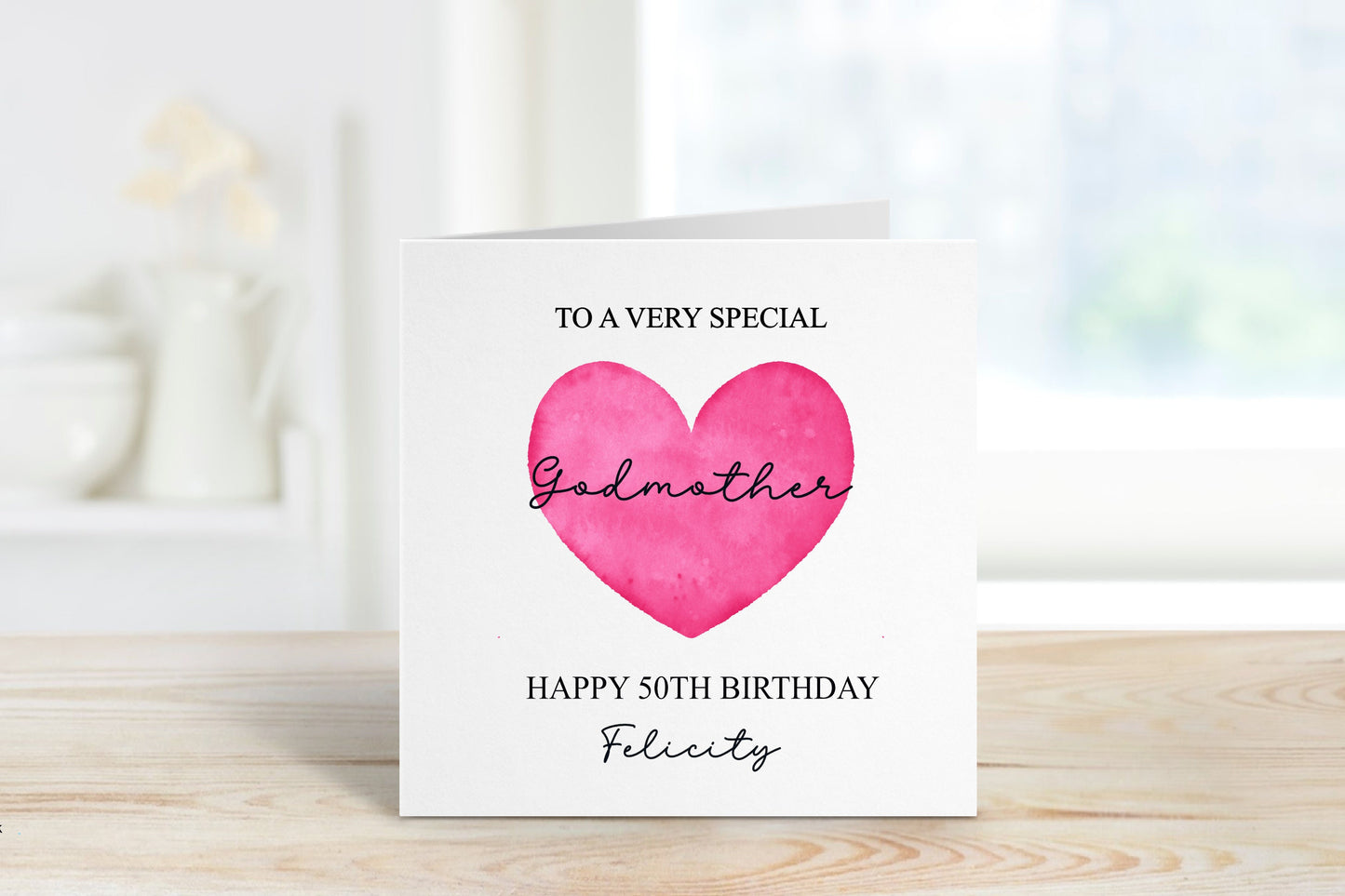 Personalised Nannie Birthday Card, Personalised Birthday Card For Her, Any Age Birthday Card, 18, 21, 30, 40
