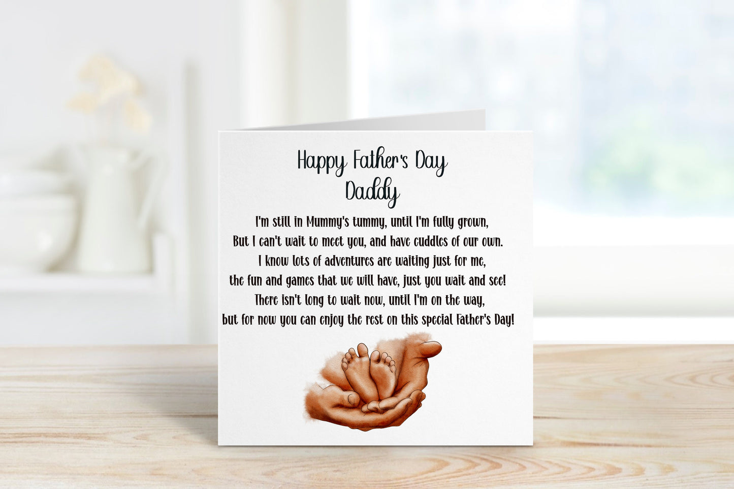 Fathers Day Card From Bump, Fathers Day Card For Dad, Father's Day Card For Dad To Be