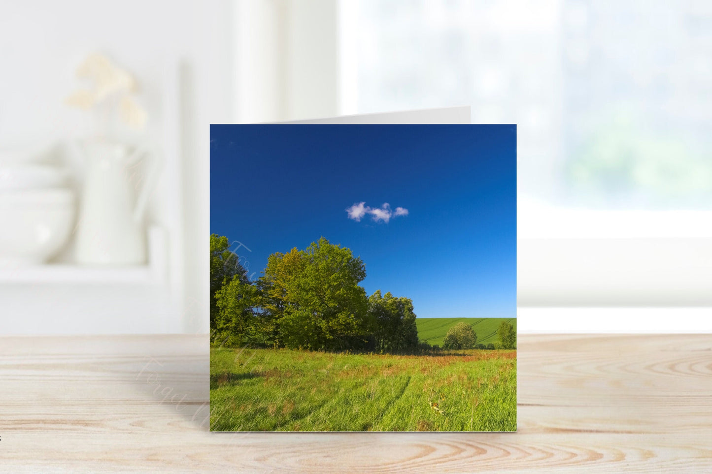 Blank Card, Picture Only Card, Scenery Card, Landscape Scenery Greeting Card