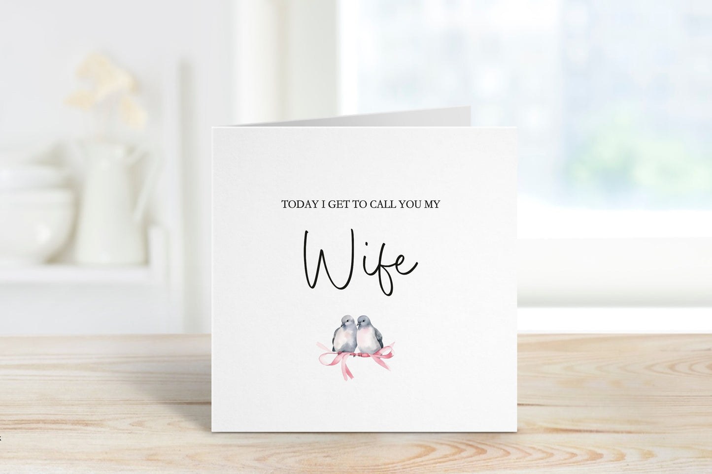 Wife To Be Wedding Day Card, Wedding Day Card For WifeTo Be, Wedding Day Card For Bride, For My Bride On Our Wedding Day