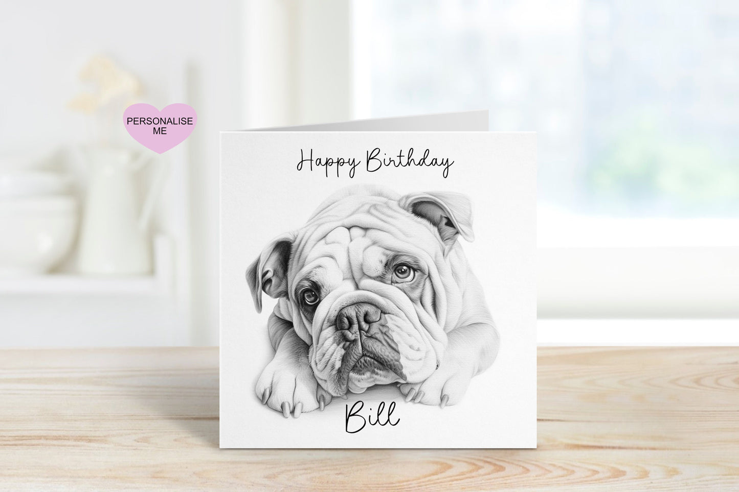 Dog Happy Birthday Card, Personalised Dog Happy Birthday Card, Personalised Dog Card