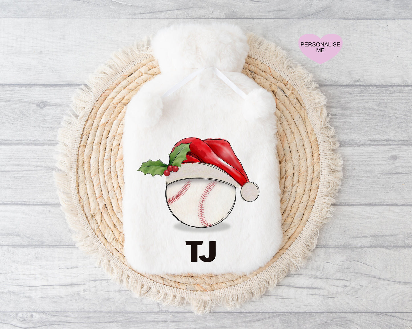 American Football Gift, Personalised Hot Water Bottle, Xmas Gift For Grandson, Xmas Gift For Granddaughter, Gift For Him, Xmas Gift For Her