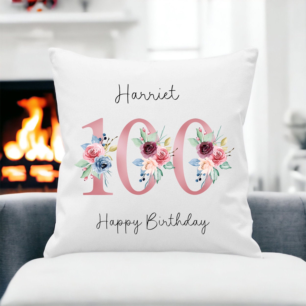 50th Birthday Gift, Milestone Birthday Gift, Cushion Gift, Any Age Special Birthday Gift, 50th, 60th, 70th, 80th, 90th, 100th