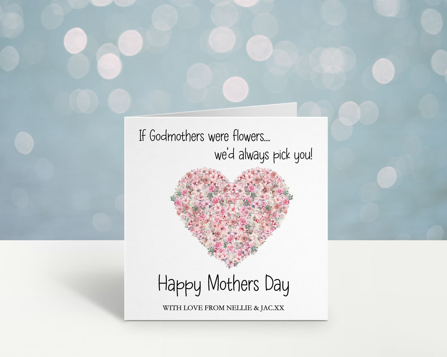Personalised Mothers Day Card, Mothers Day Card For Mum, Step mum Gifts, Mothers Day For Nan, Mam, Mum, Mammy, Godmother, Grandma,