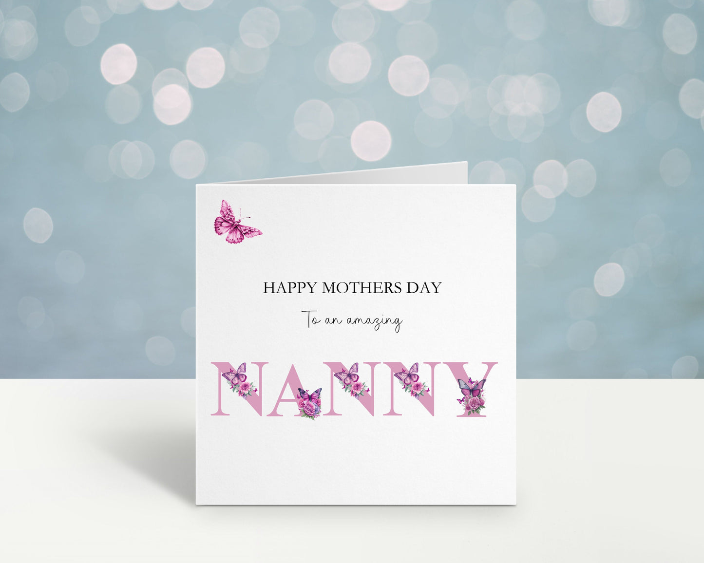 Mothers Day Card For Nana, Step mum Gifts, Mum Mother's Day, Grandma, Great Gran, Great Granny, Nana, Nanny, Nan, Nannie, Mummy Card