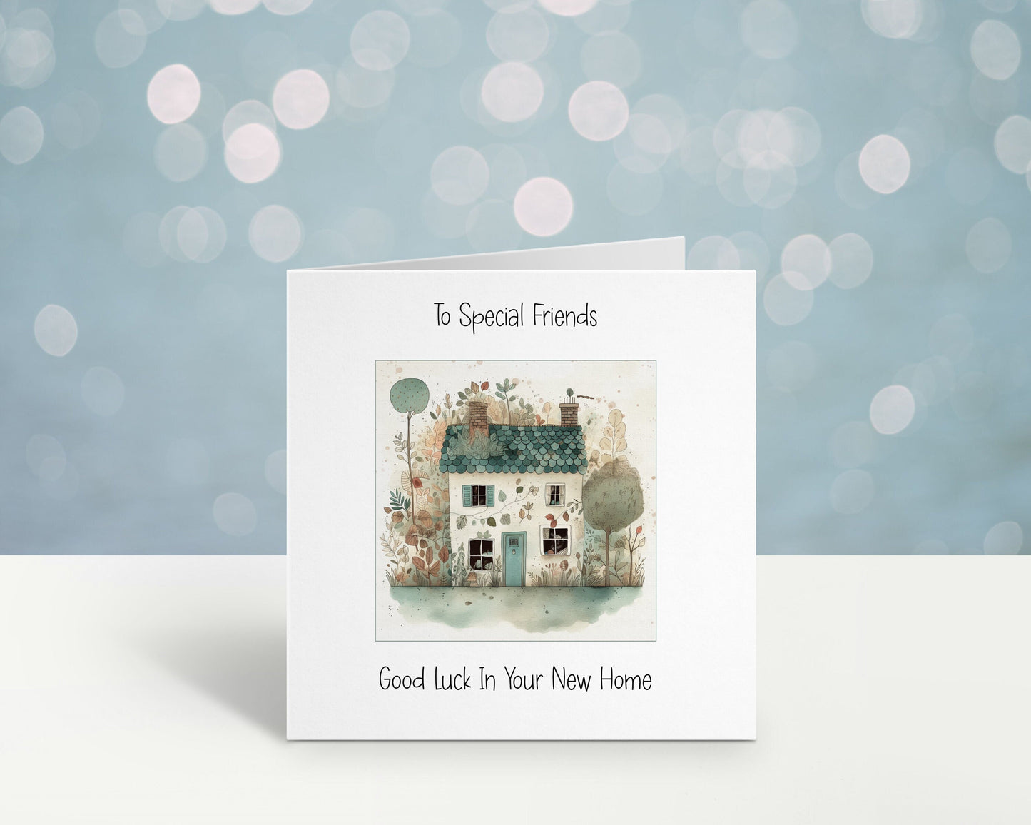 New Home Card, New Home Card For Special Friends, Good Luck In Your New Home, Congratulations Card