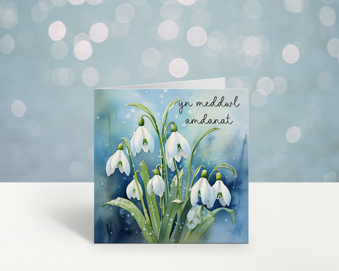 yn meddwl amdanat , Welsh Sympathy Card, Thinking Of You Card, Deepest Sympathy, Cerdyn Cydymdeimlo