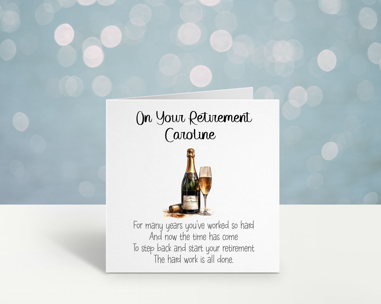 Retirement Card, Personalised Retirement Card For Him, Personalised Retirement Card For Her, Male Retirement Card, Female Retirement Card