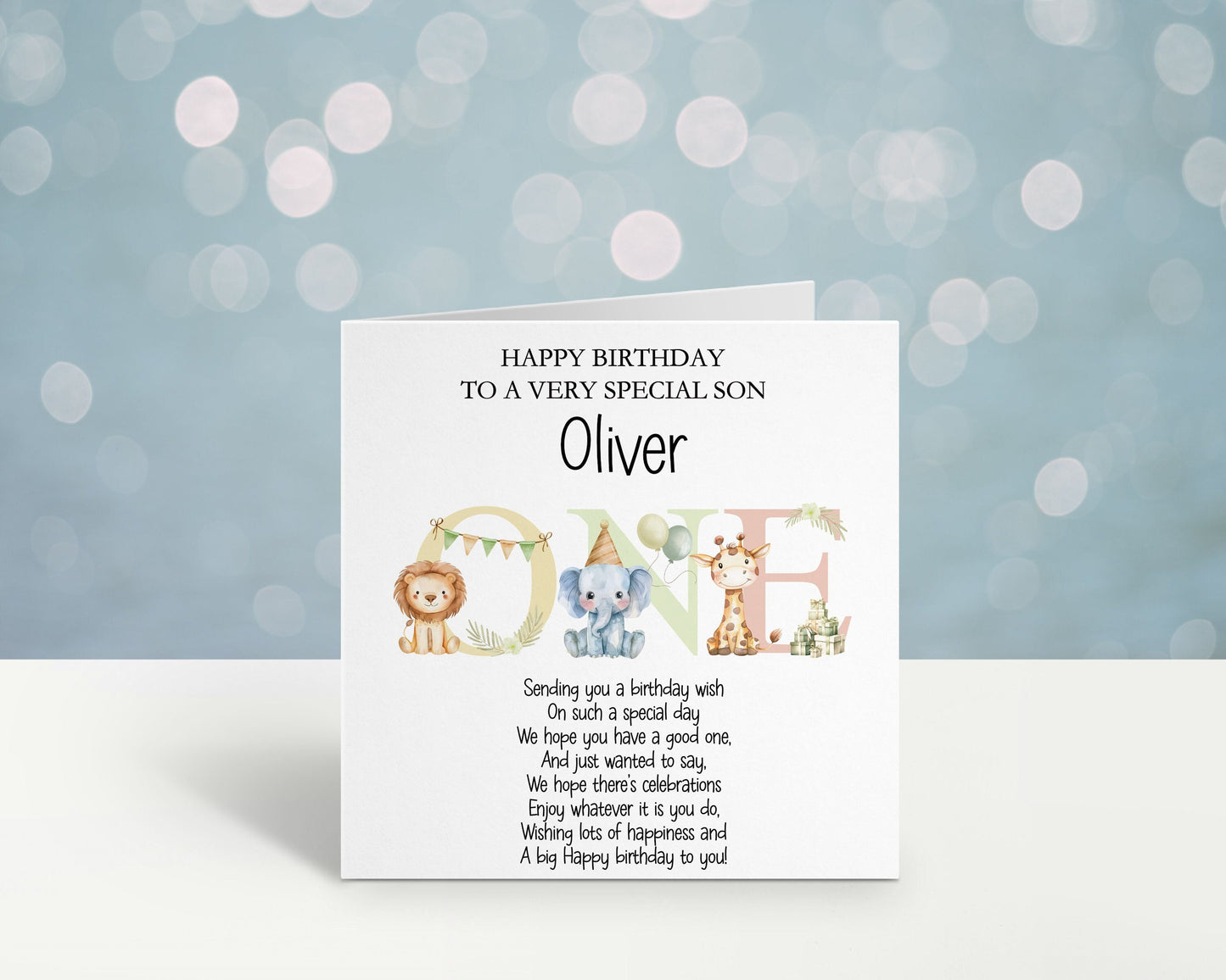 1st Birthday Card, Personalised First Birthday Card For A Special Great Niece, Special Little Girl, 1st Birthday Card Daughter