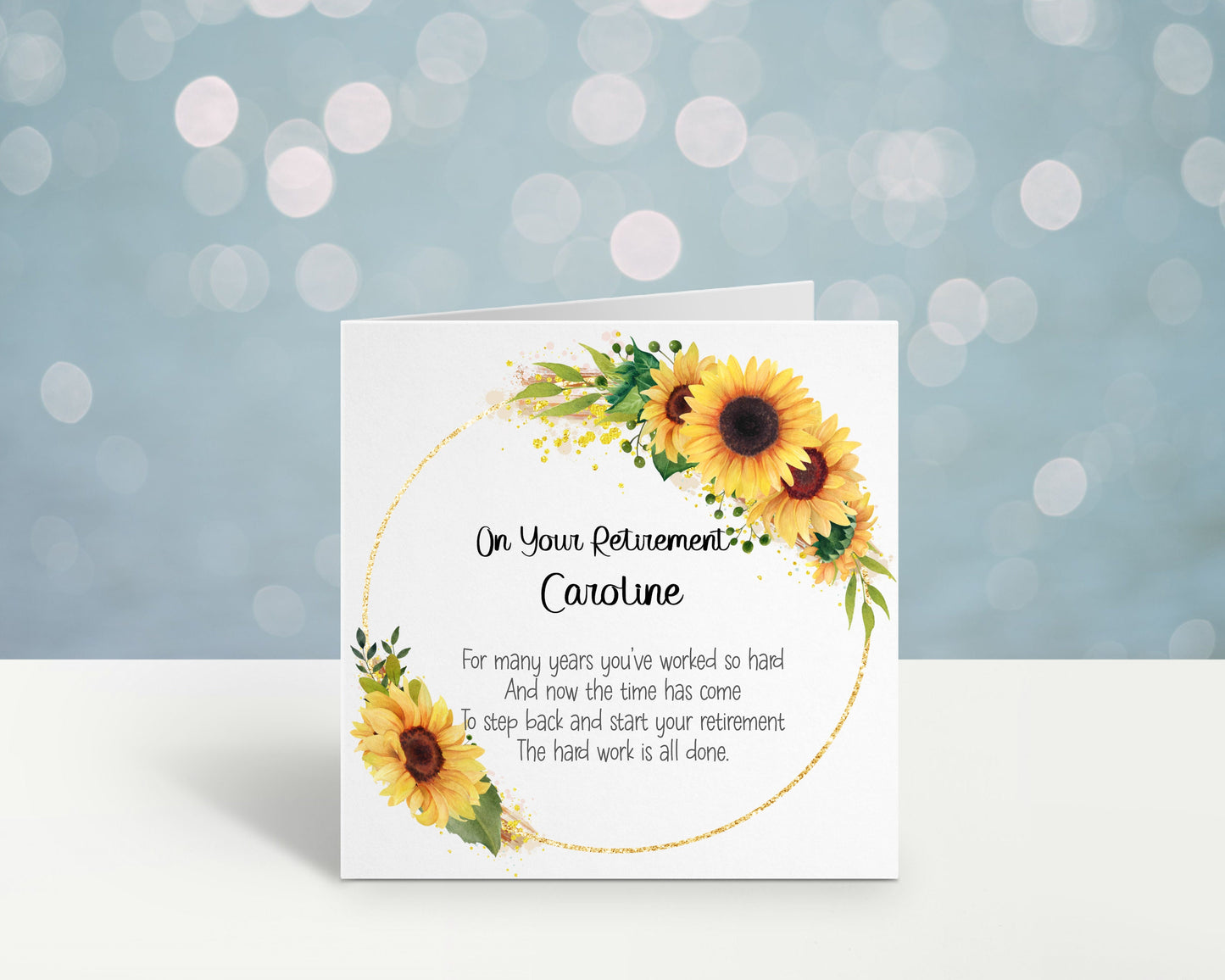 Retirement Card, Personalised Retirement Card For Him, Personalised Retirement Card For Her, Male Retirement Card, Female Retirement Card