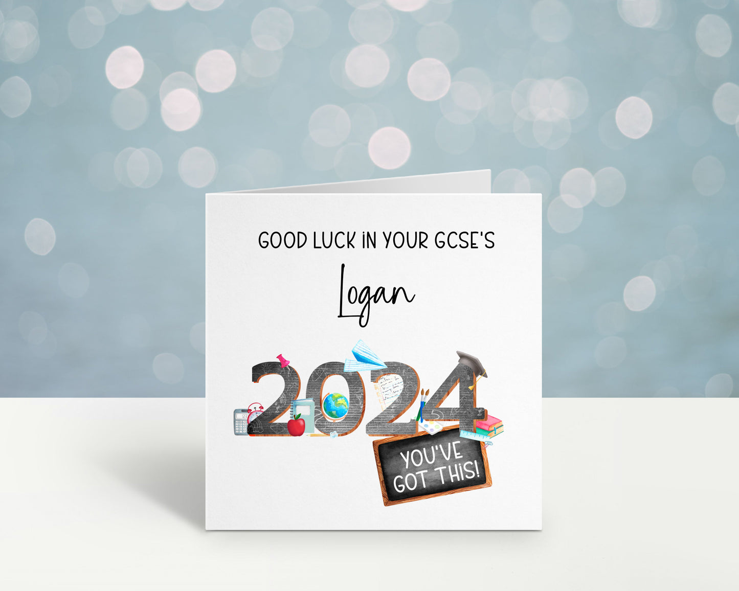 Personalised Good Luck In Your Exams Card, Good Luck In Your Exams, Good Luck In Your A-levels, Good Luck In Your GCSE's