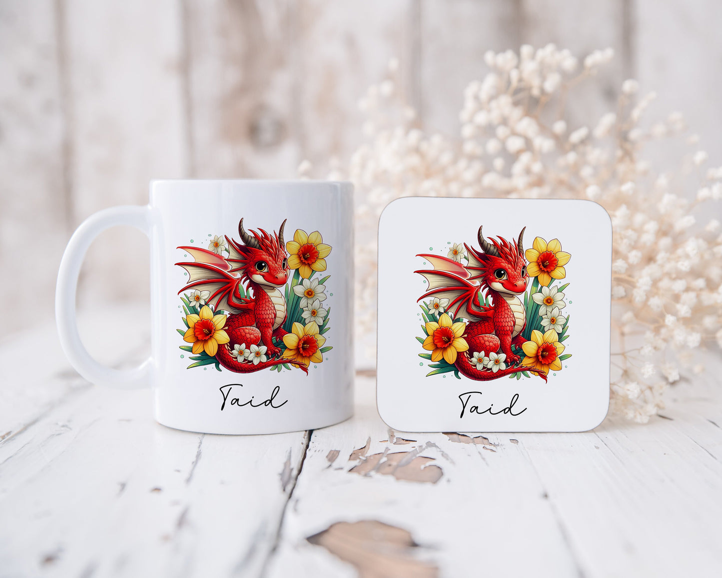 Fathers Day, Fathers Day Gift For Dad, Fathers Day Gift For Grampy, Fathers Day Mug For Bampi, Welsh Dragon