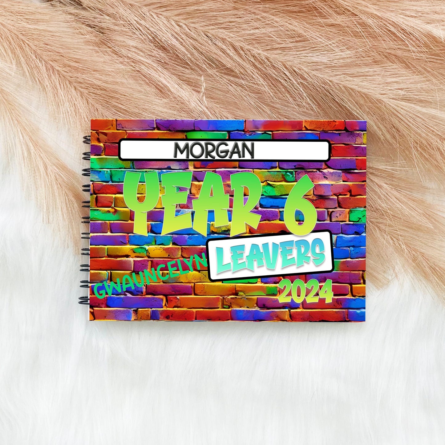 Personalised School Leavers Note Book, Class of 2024 Note Book, Y6 Leavers Gift, Notebook, Primary School Leavers Autograph Book