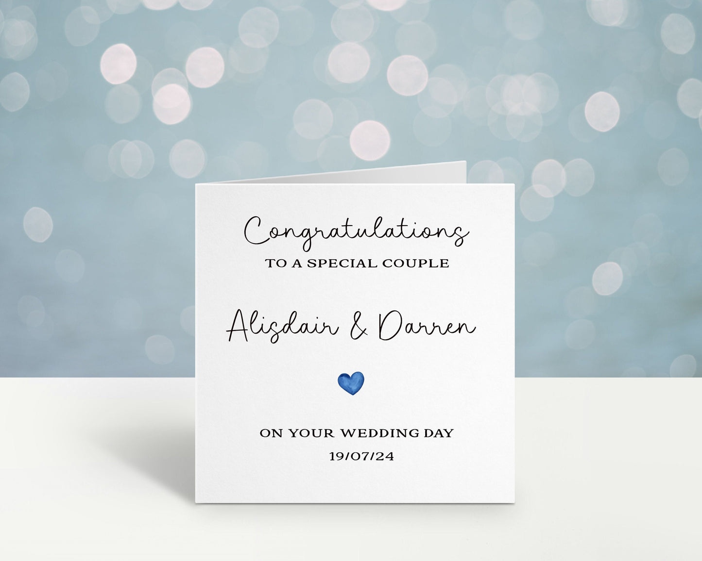 Personalised Gay Wedding Card, Same Sex Wedding Card, Mr & Mr Wedding Day Card, Mrs And Mrs Card