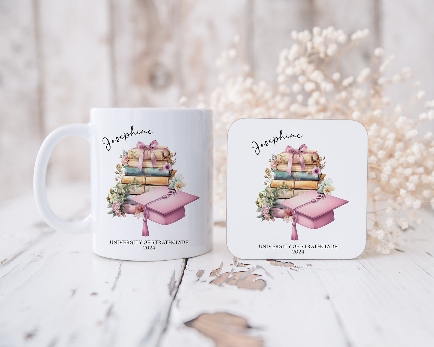 Graduation Gifts, Graduation Mug For Granddaughter, Graduation Mug For Daughter, Graduation Mug For Sister, Personalised Graduation Coaster