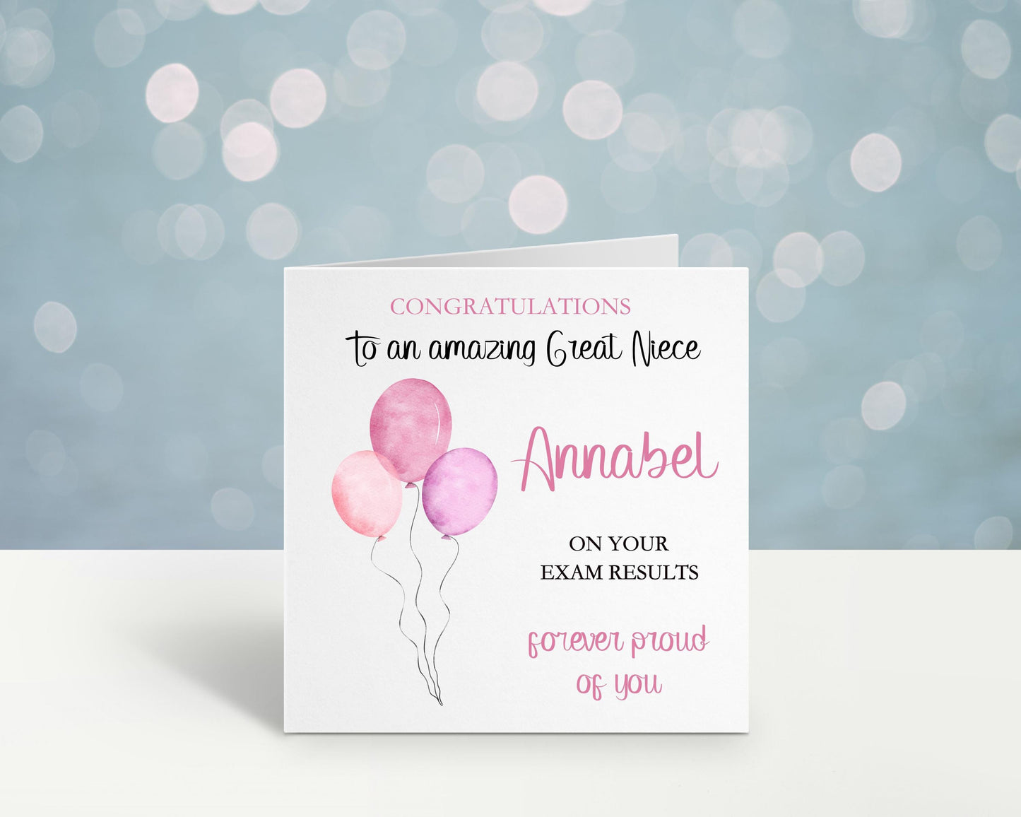 Congratulations On Your Exam Results Card, Well Done Card, Passed Your Exams Card, Great Granddaughter Congratulations On Your Exams Card