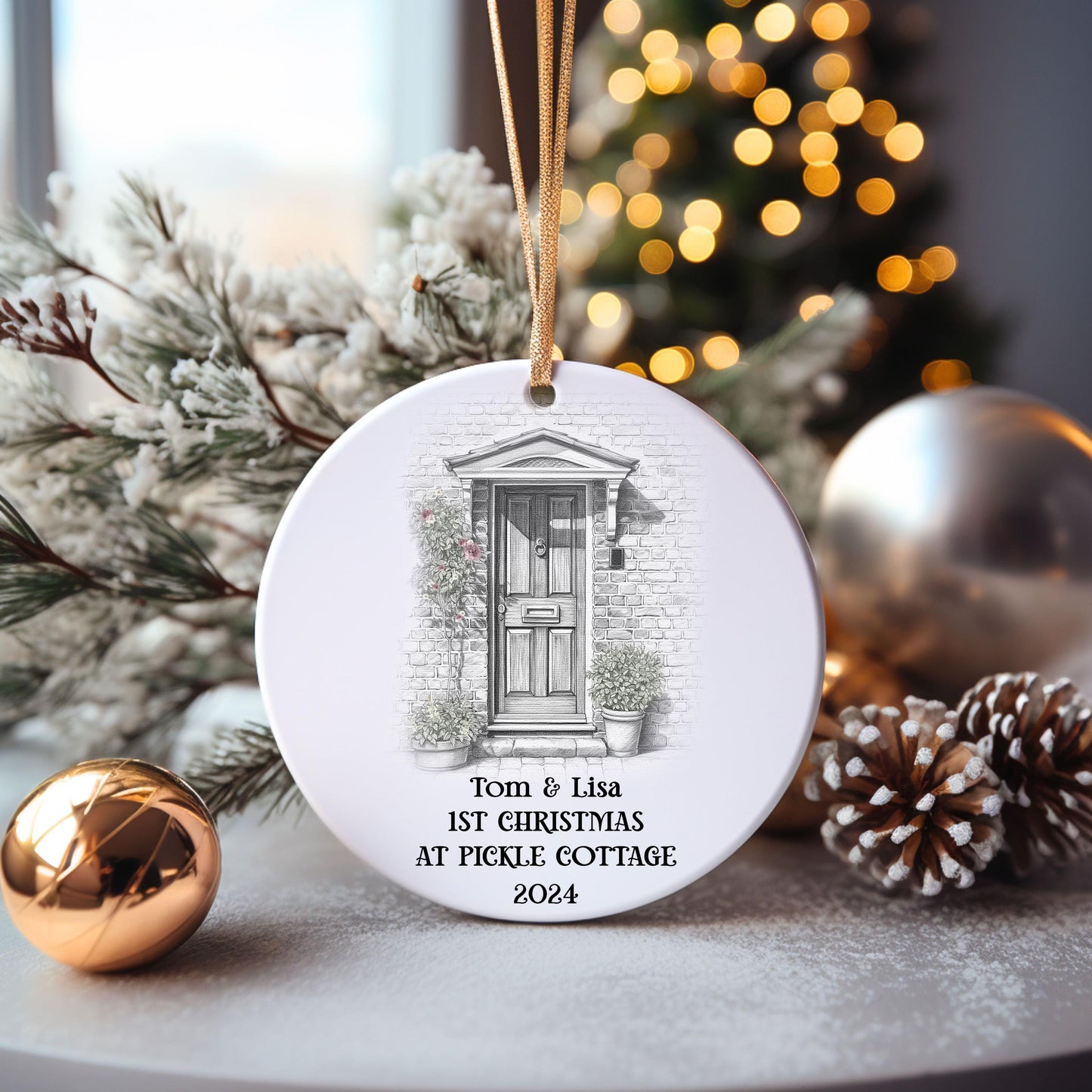 New Home Bauble, Our 1st Christmas In Our New Home Bauble, Christmas Tree Decoration, Christmas Decorations, Christmas Gift