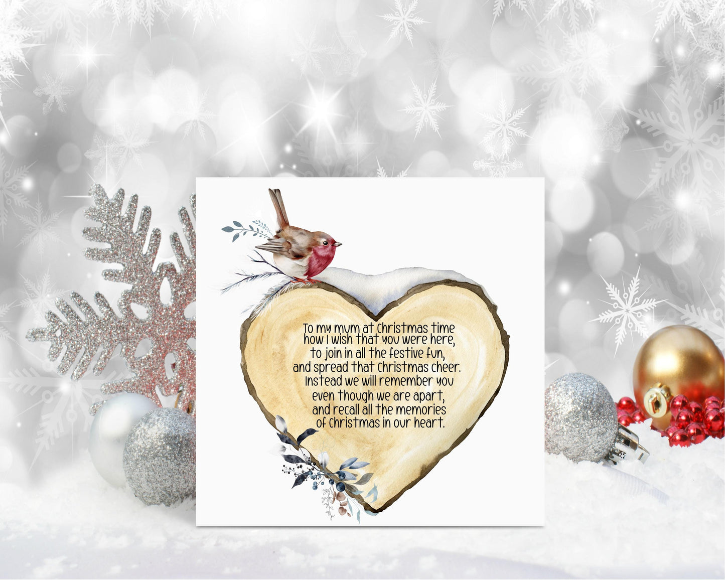 Lost Loved One Christmas Card, 1st Christmas Without Them, Christmas Poem For Someone Who Has Lost A Loved One, Remembering Dad at Christmas