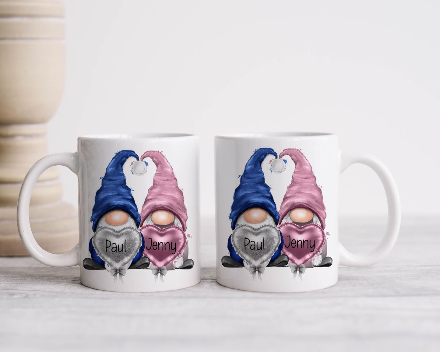 Valentine's Mug, St Dwynwen's Day Gift, Welsh Valentine Gift, Couple Gift, Matching Mug Set, Valentine's Gift For Her or For Him