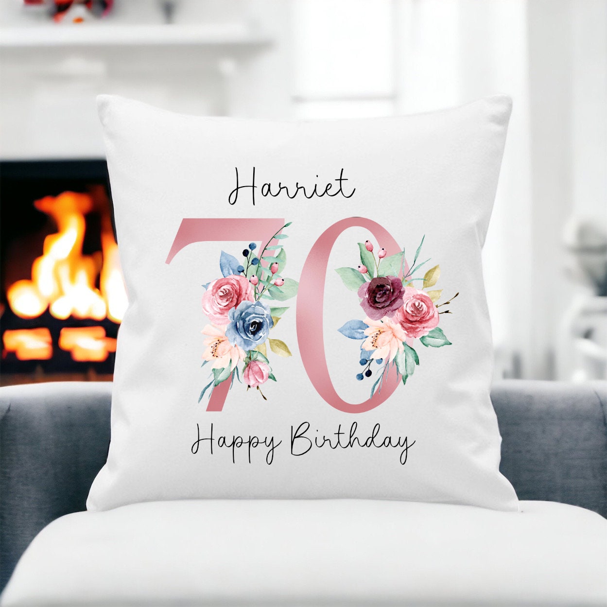 60th Birthday Gift, Milestone Birthday Gift, Cushion Gift, Any Age Special Birthday Gift, 50th, 60th, 70th, 80th, 90th, 100th