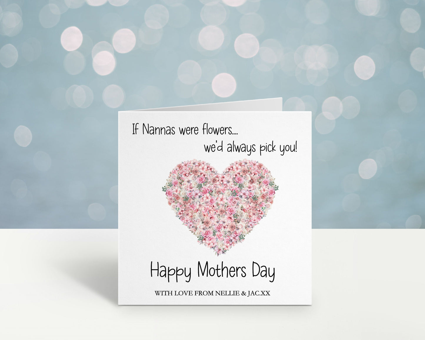 Mothers Day Card, Mothers Day Card For Nannie, Step mum Gifts, Mothers Day For Nan, Mam, Mum, Mammy, Godmother, Grandma,