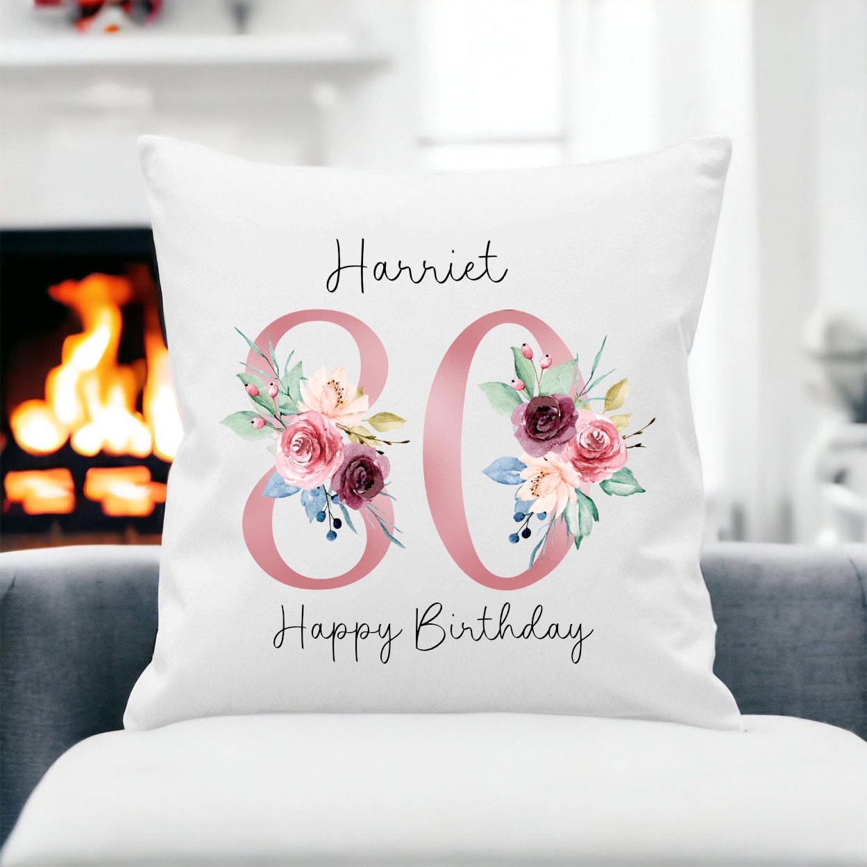 60th Birthday Gift, Milestone Birthday Gift, Cushion Gift, Any Age Special Birthday Gift, 50th, 60th, 70th, 80th, 90th, 100th