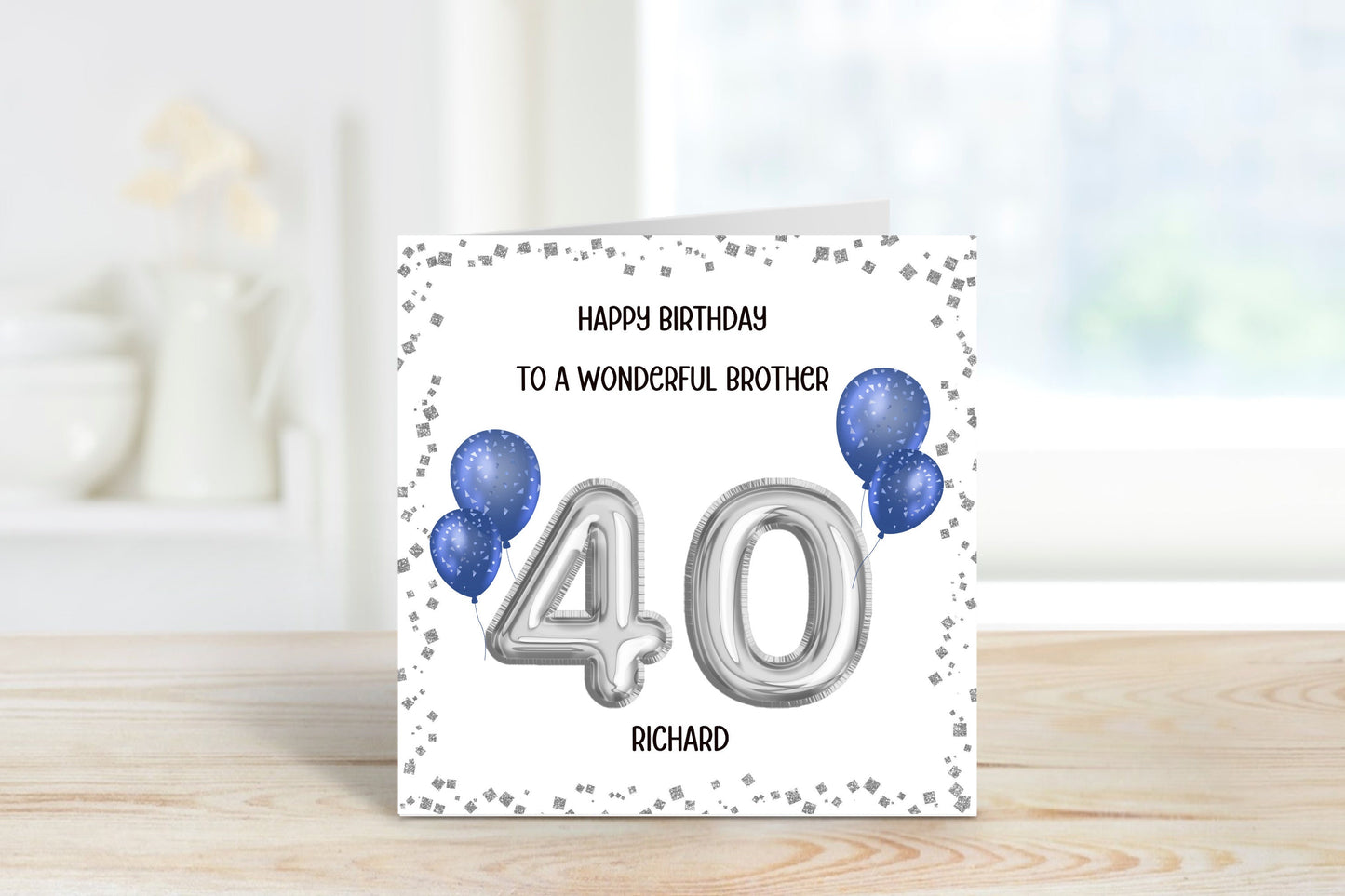 40th Birthday Card, Personalised Son In Law Birthday Card, Personalised Birthday Card For Him, Son In Law Birthday Card