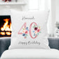 60th Birthday Gift, Milestone Birthday Gift, Cushion Gift, Any Age Special Birthday Gift, 50th, 60th, 70th, 80th, 90th, 100th
