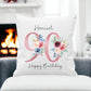 60th Birthday Gift, Milestone Birthday Gift, Cushion Gift, Any Age Special Birthday Gift, 50th, 60th, 70th, 80th, 90th, 100th