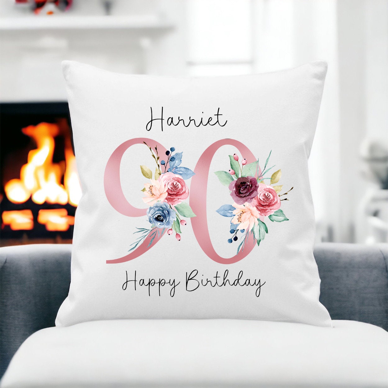 60th Birthday Gift, Milestone Birthday Gift, Cushion Gift, Any Age Special Birthday Gift, 50th, 60th, 70th, 80th, 90th, 100th
